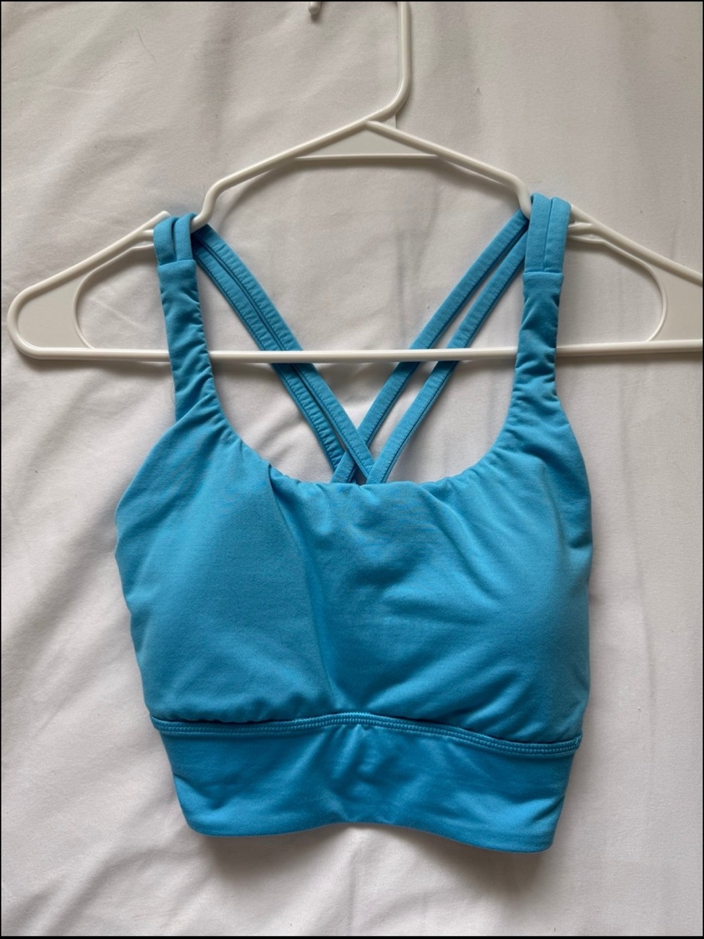 Lululemon Blue Longline Energy Bra